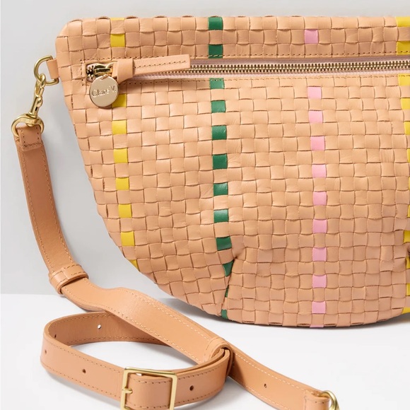 Clare V Grande Fanny Bisque Woven Leather - Picture 6 of 6